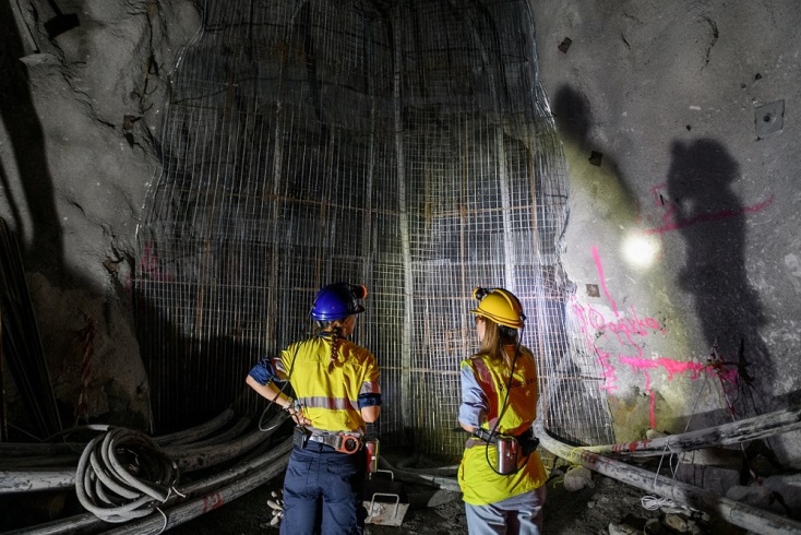 Υπόγεια μεταλλεία Ελληνικού Χρυσού 