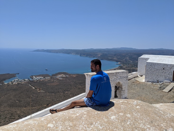 Ο Σπύρος Μαργαρίτης στη Σκόπελο