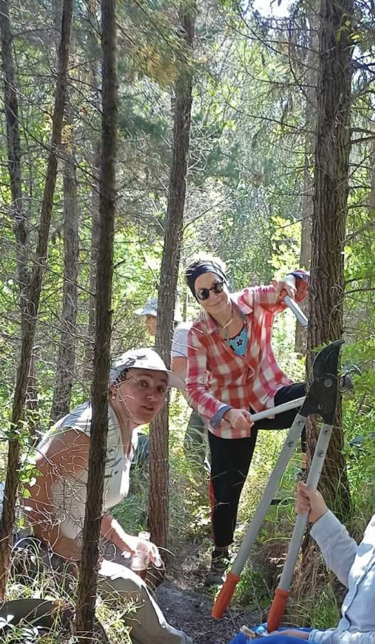 Η Λένα Διβάνη στην Ερείκουσα. 