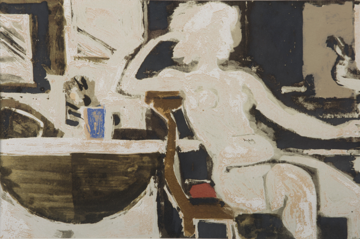 Από την έκθεση "Γιάννης Μόραλης. Χώρος ιδιωτικός" στο Μουσείο Μπενάκη