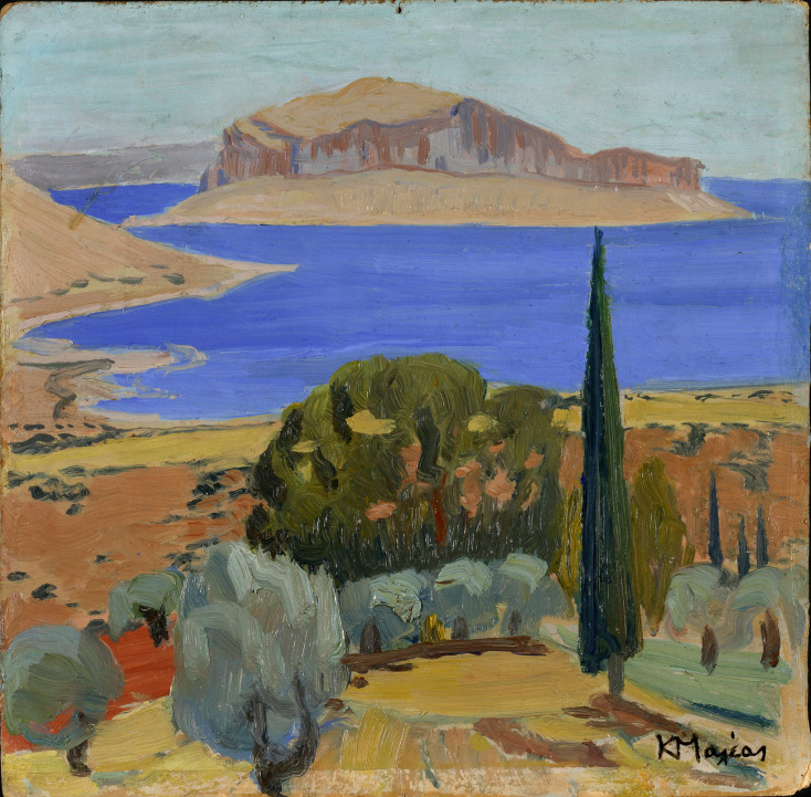 Κωνσταντίνος Μαλέας, Μονεμβασιά, 1924-1928. Συλλογή της Τράπεζσς της Ελλάδος