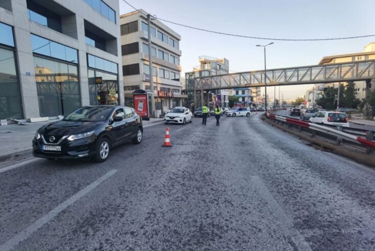 Τροχαίο ατύχημα στη λεωφόρο Κηφισίας