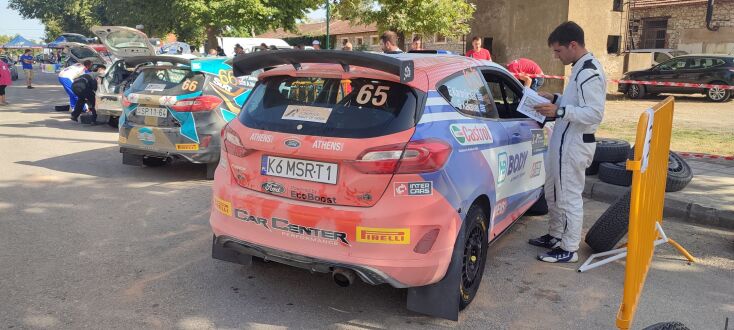 ΕΚΟ Ράλλυ Ακροπολις – Car Center: Καρανικόλας-Γιώργος Κακαβάς έφεραν το Ford Fiesta Rally3 στα χρώματα της Athens Voice, στη δεύτερη θέση της κατηγορίας τους WRC3 Open.