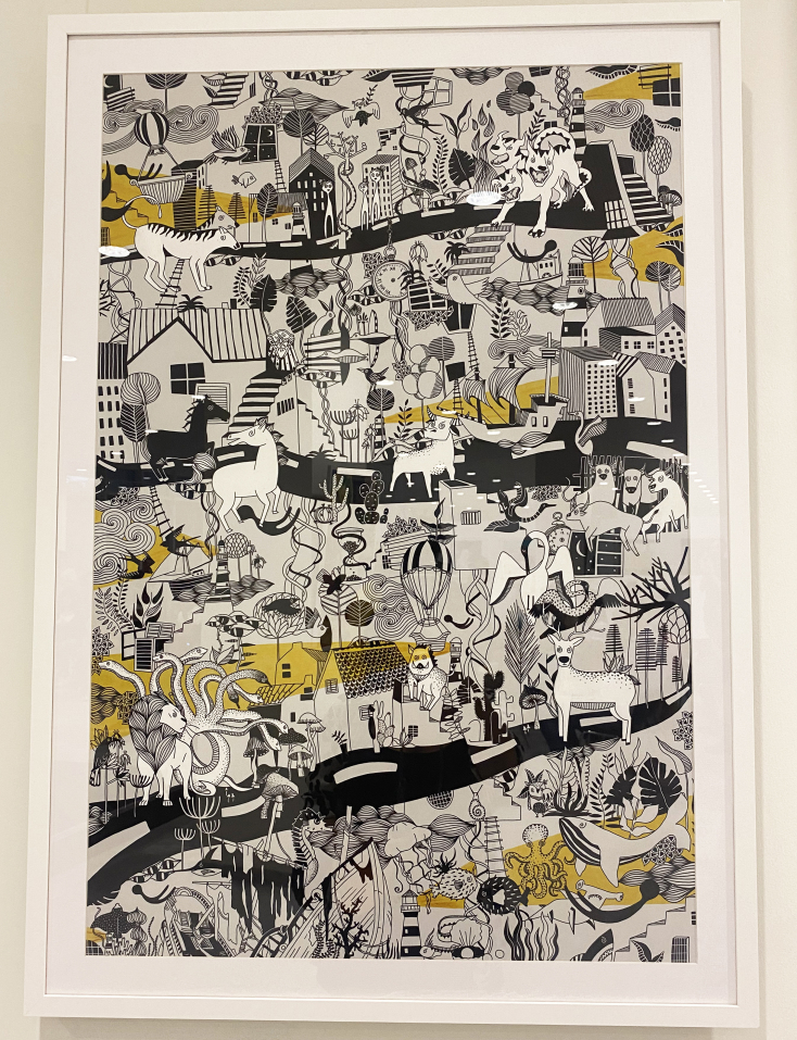 Το έργο «Follow the light» της Ζάννας Κατσαφάνας.