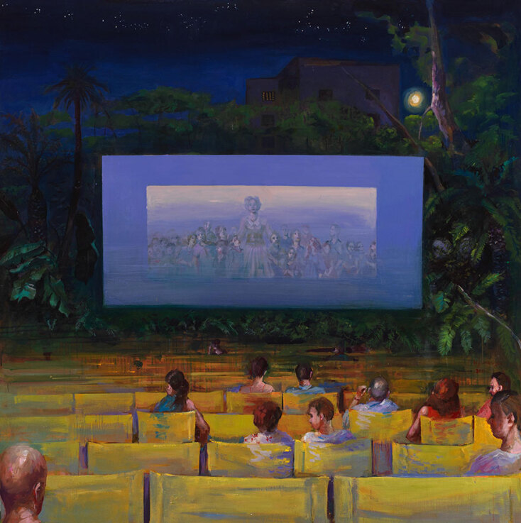 Έργο από το αφιέρωμα στον Ιάκωβο Καμπανέλλη