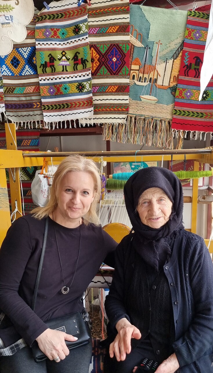 H Κατερίνα Φρέντζου και η Ερμιόνη Καλομοίρη στα Ανώγεια