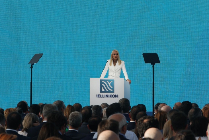 Πραγματοποιήθηκαν τα επίσημα εγκαίνια του έργου της αστικής ανάπλασης στο Ελληνικό - Εικόνες από την υψηλού συμβολισμού εκδήλωση. 