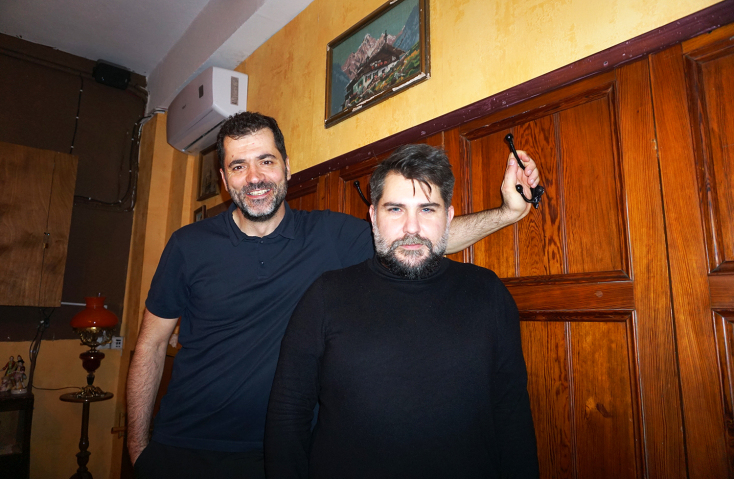 Ο Χρήστος Καρασαββίδης και ο Στέφανος Λώλος