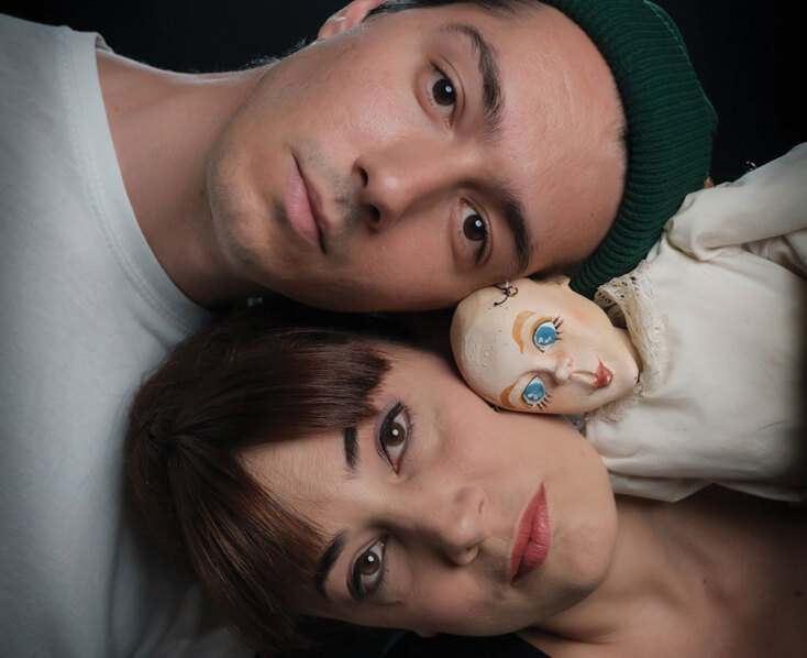 Η Ραφίκα Σαουίς και ο Γιωργής Παρταλίδης.