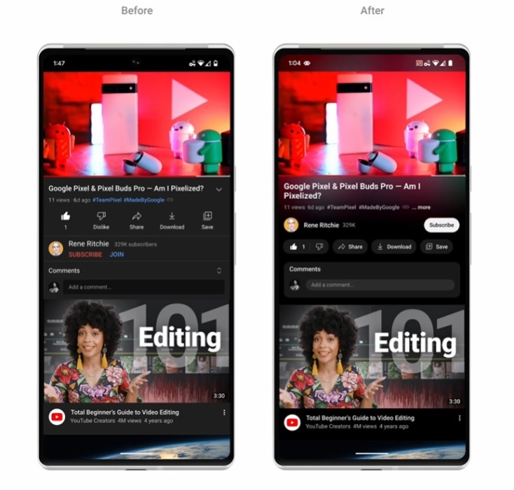 Ανανεώνεται η δημοφιλής πλατφόρμα βίντεο YouTube - Τι αλλάζει για τους χρήστες με τις καινούργιες ενημερώσεις στη θυγατρική της Google. 