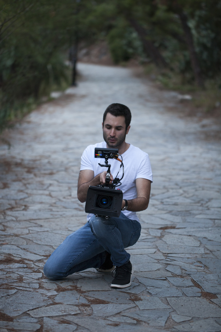 κάμερα και άνδρας