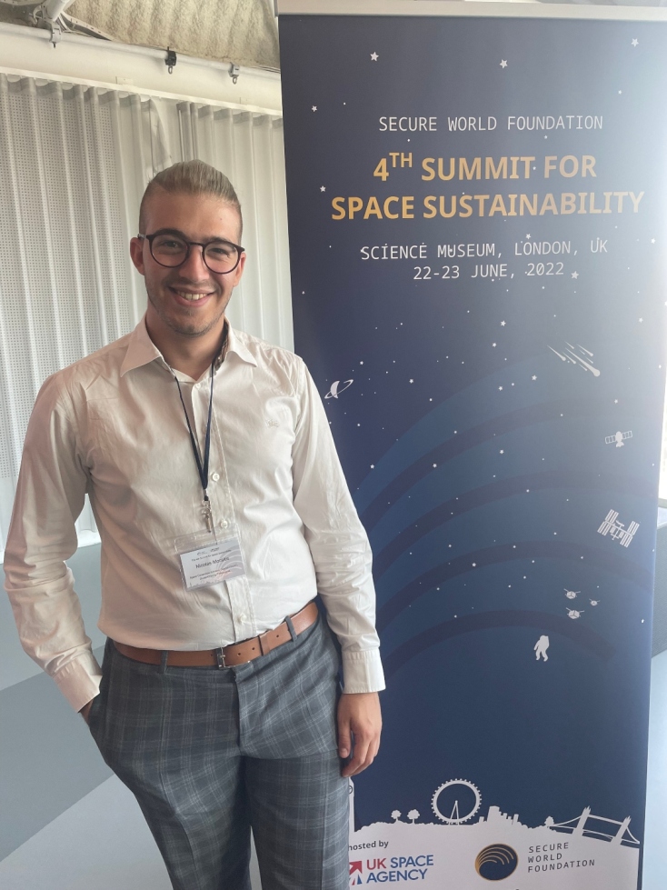 Ο Νίκος Μωραΐτης στο 4th Summit for Space Sustainability στο Λονδίνο, Ιούνιος 2022