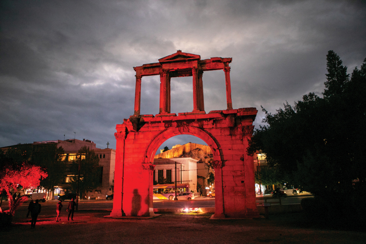 Το μνημείο Πύλη του Αδριανού 