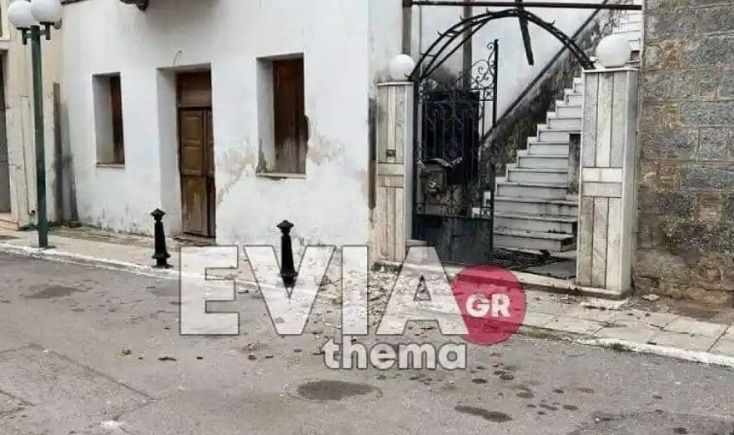 Οι πρώτες εικόνες από τις ζημιές μετά τον σεισμό στην Εύβοια