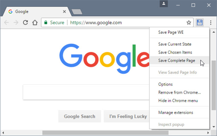 Save Page WE (Chrome/Edge)