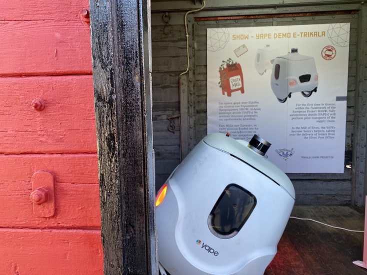 Μεταφορές με την βοήθεια ρομπότ στα Τρίκαλα