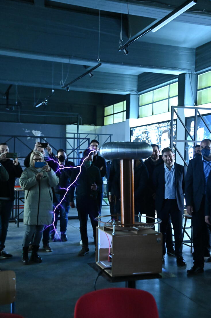 Ο πρόεδρος του ΠΑΣΟΚ-ΚΙΝΑΛ, Νίκος Ανδρουλάκης, στο Διεθνές Πανεπιστήμιο Ελλάδας στην Κατερίνη