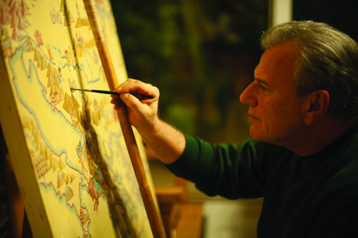 Ο Δημήτρης Λιντζέρης επί το έργον