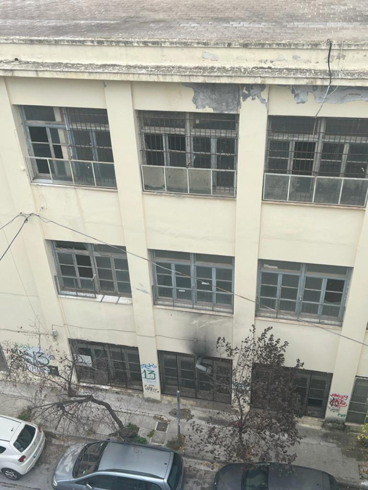 Εγκαταλειμμένο σχολικό κτίριο στους Αμπελόκηπους