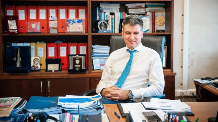 Ο Δημήτρης Σκάλκος 