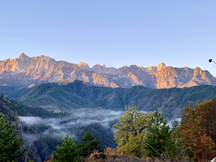 Θέα στην Πίνδο 