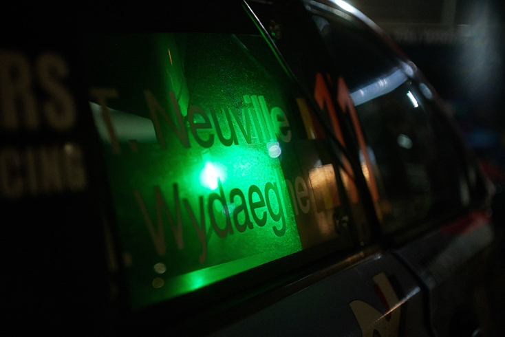 Στιγμιότυπο από το Ράλλυ Σουηδίας. 