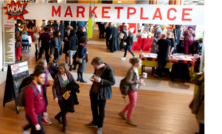 Άποψη από το WOW London Marketplace 