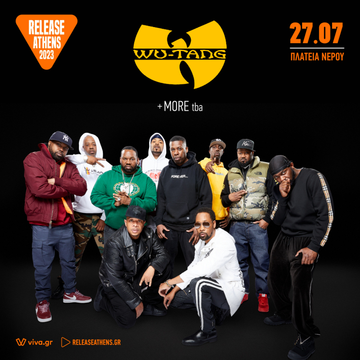 Η πιο εμβληματική μπάντα του hip-hop, οι Wu-Tang Clan, στο Release Athens 2023