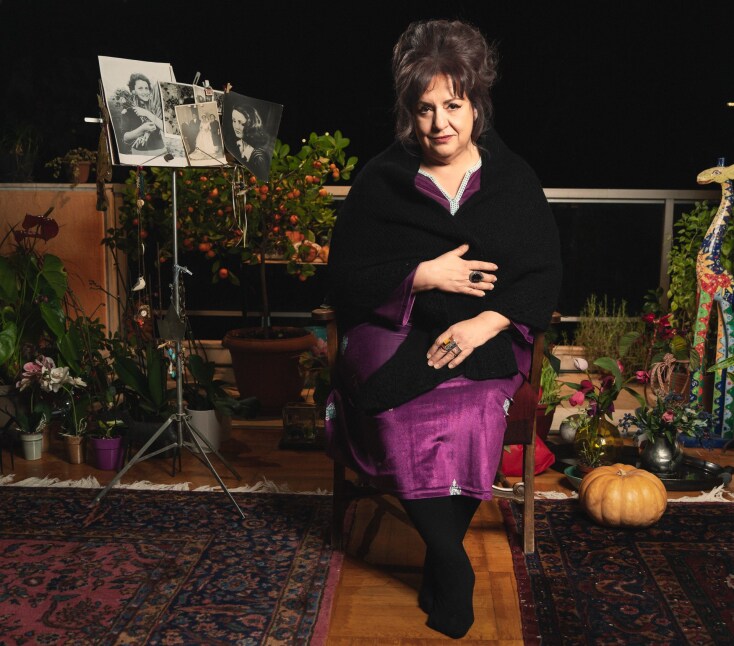 Η Ελένη Κοκκίδου στο "Τραγούδι της Φλέρυς"