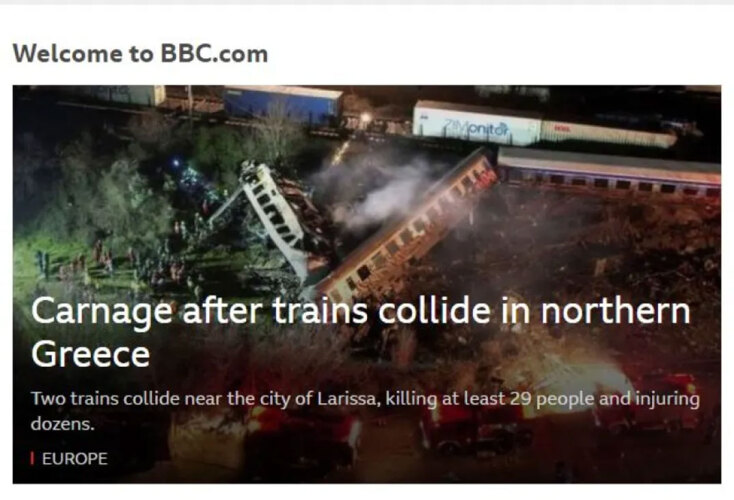 Τα διεθνή ΜΜΕ για την τραγωδία στα Τέμπη