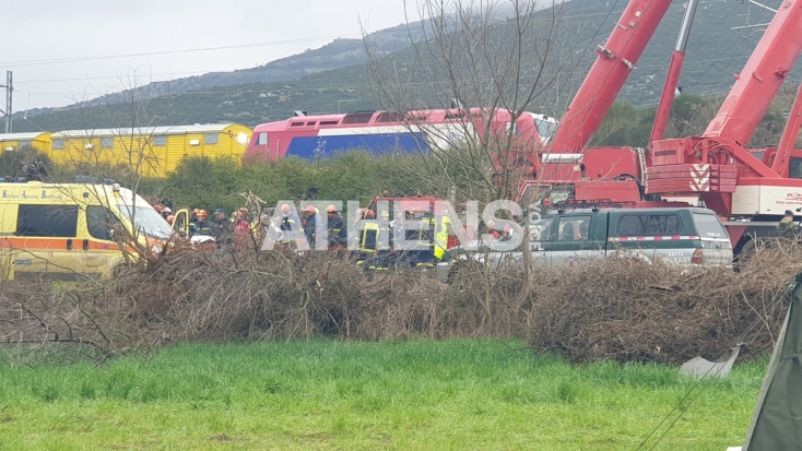 Σύγκρουση τρένων στα Τέμπη