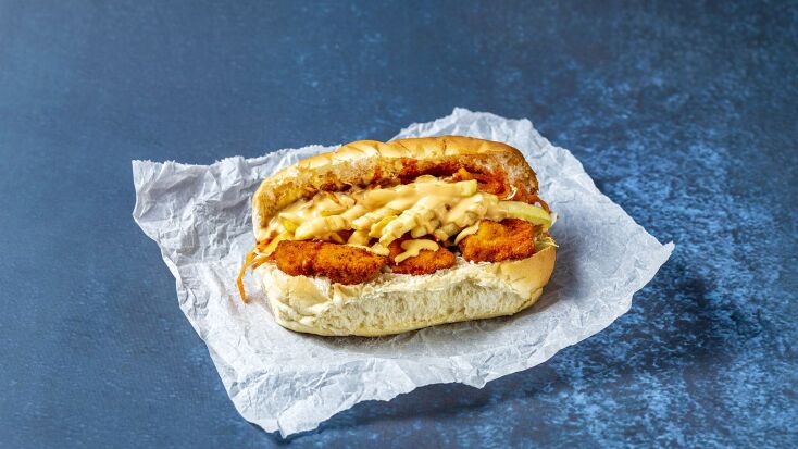 Hot dog κοτόπουλο