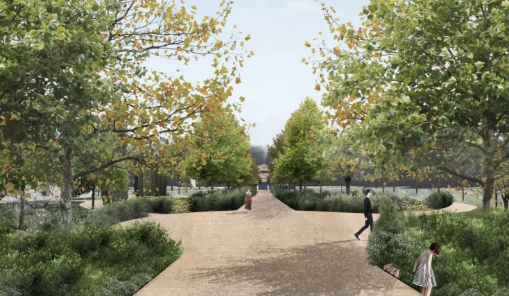 Αποκατάσταση και ανάδειξη των Κήπων του Ανακτόρου στο Τατόι: Οι πρώτες εικόνες του έργου - Λίνα Μενδώνη: «Οι Κήποι αναβιώνουν».