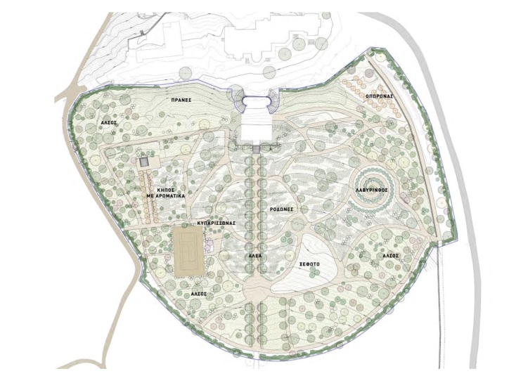 Αποκατάσταση και ανάδειξη των Κήπων του Ανακτόρου στο Τατόι: Οι πρώτες εικόνες του έργου - Λίνα Μενδώνη: «Οι Κήποι αναβιώνουν».