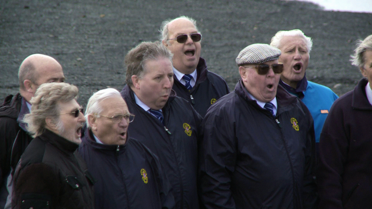 Στιγμιότυπο από το βίντεο , "Υπόγειοι ήχοι" των Μιχαήλ Καρίκη και Uriel Orlow