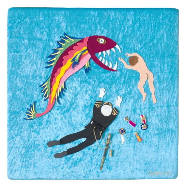 Έργο του Capten από την έκθεση "Libido" στην γκαλερί Άλμα