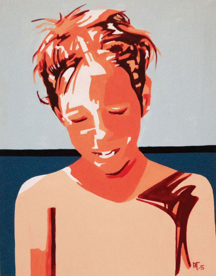 «Super Mario», 45x35cm, λάδι σε καμβά.