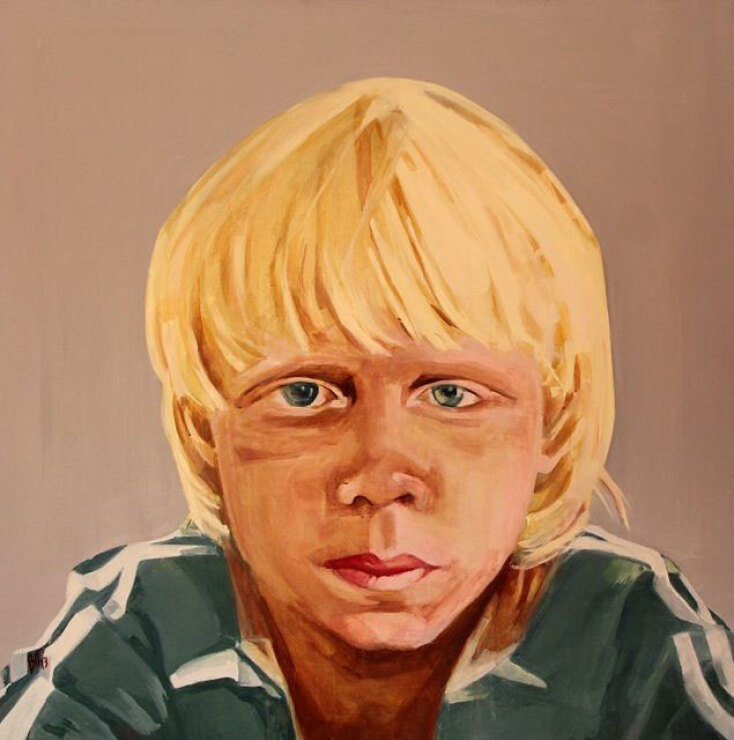 «Μάρκος». 110x110cm. Λάδια σε καμβά.