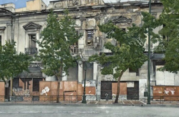 Αθήνα - Σπίτι κατάφορτο με τις φθορές του χρόνου