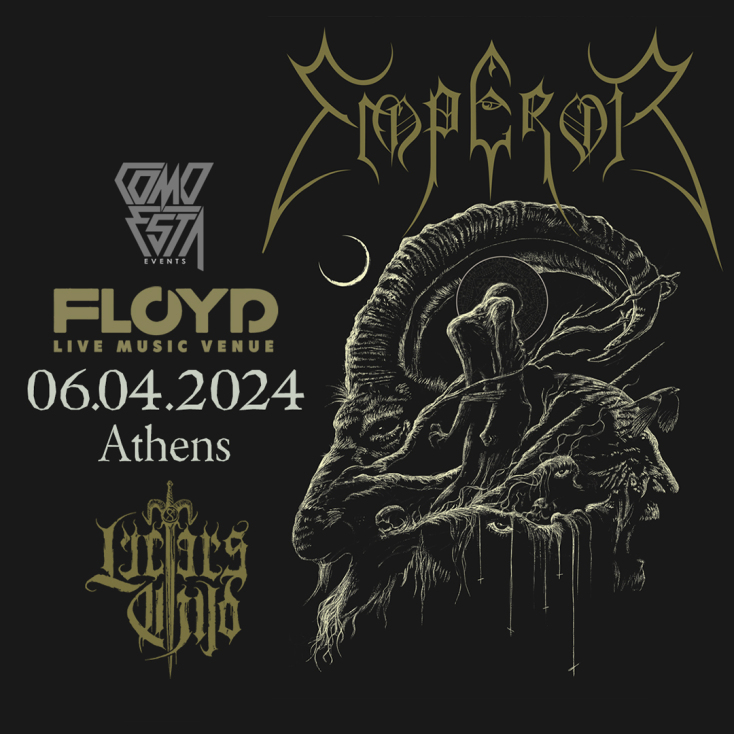 Emperor: Το νορβηγικό black metal συγκρότημα έρχεται για μία και μοναδική συναυλία στην Αθήνα, στις 6 Απριλίου 2024, μετά από 27 χρόνια.