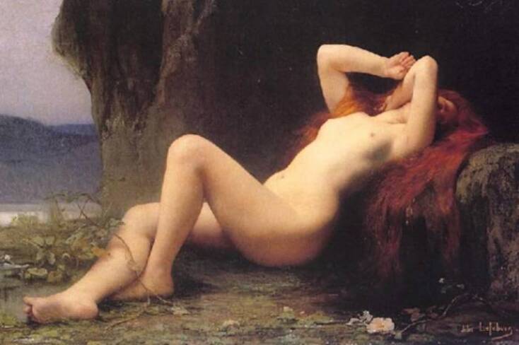 «The Sorrows of Mary Magdalene» του Jules Lefevre
