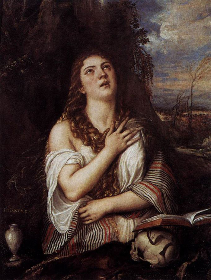 «St Mary Magdalene» του Titian (Tiziano Vecellio)