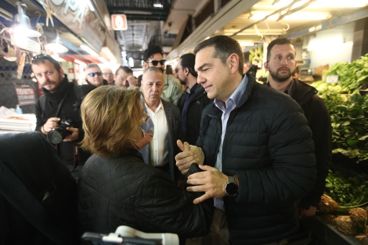 Ο πρόεδρος του ΣΥΡΙΖΑ - Προοδευτική Συμμαχία, Αλέξης Τσίπρας