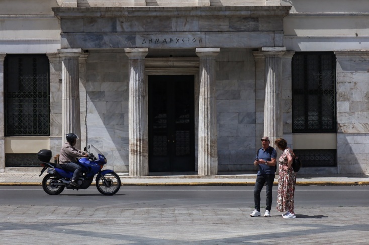 Άδειοι δρόμοι στην Αθήνα