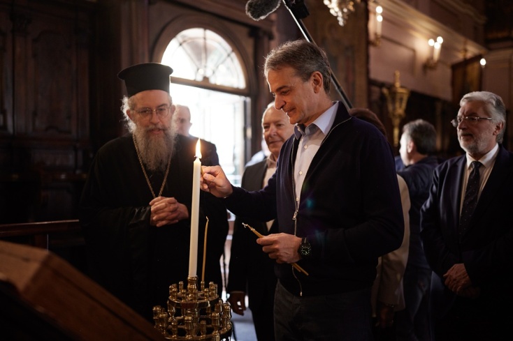 Ο Κυριάκος Μητσοτάκης στην Κέρκυρα