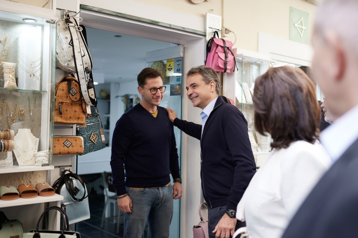 Ο Κυριάκος Μητσοτάκης στην Κέρκυρα