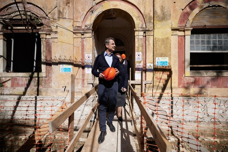 Ο Κυριάκος Μητσοτάκης στην Κέρκυρα