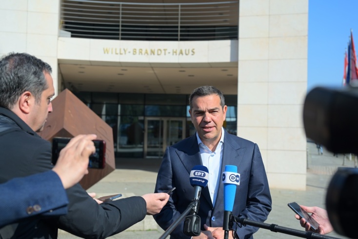 Ο Αλέξης Τσίπρας στη Γερμανία