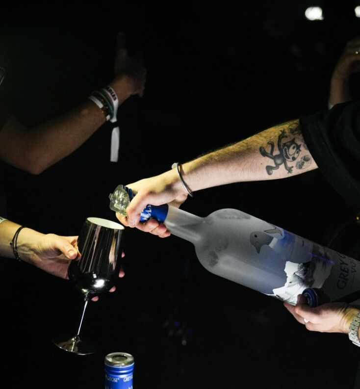 Ο πιο διάσημος DJ Black Coffee στο party με Grey Goose vodka