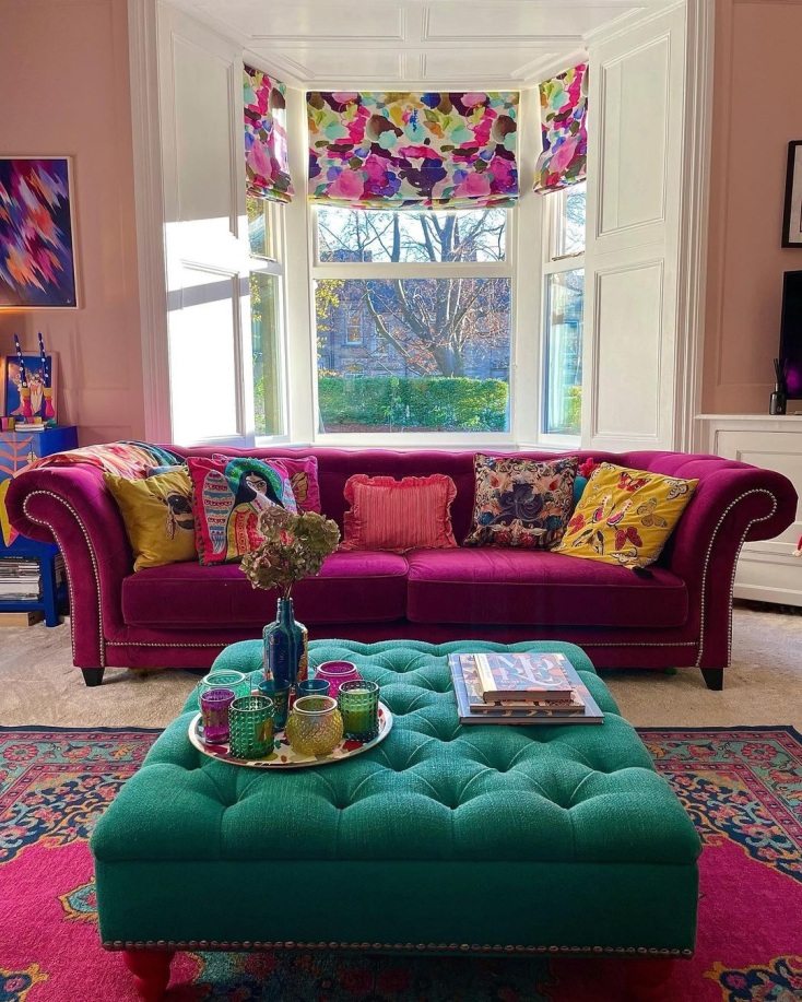 Color Blocking εσωτερική διακόσμηση